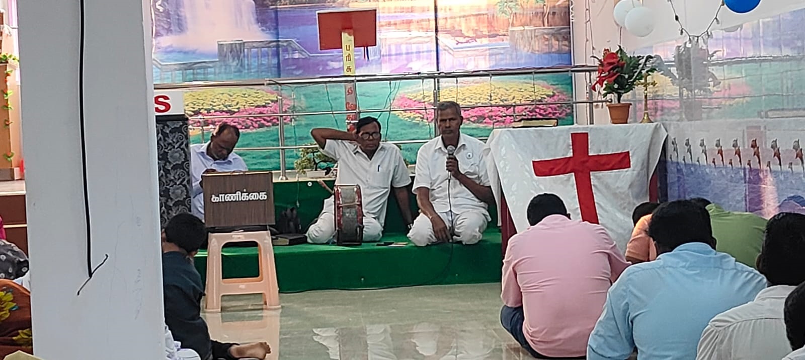 Sunday worship service