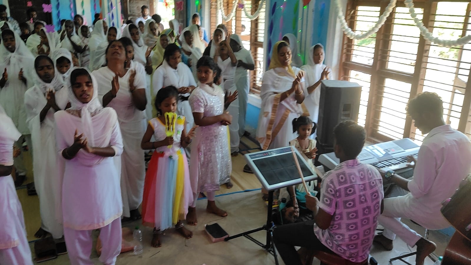 Sunday worship service