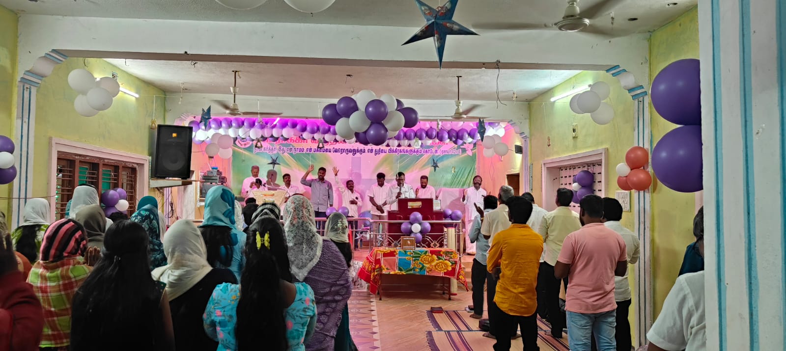 Sunday worship service